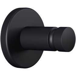 tesa 40563-00000-00 MOON black towel hook Adhesive metal non-drill install