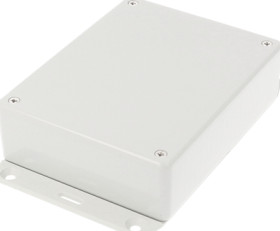 ABS enclosure, (L x W x H) 120 x 94 x 34 mm, light gray (RAL 7035), IP54, 1591GF2GY