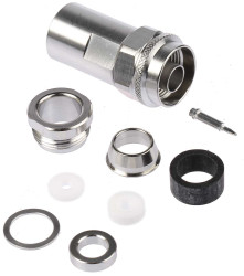 Złącze koncentryczne Montaż na kablu Męski 50Ω typ złącza Złącze N 0 to 11GHz Lutowane typ kabla RG213/U, RG214/U,