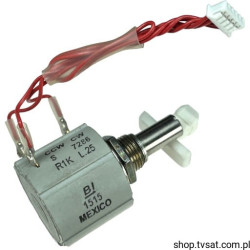 7286R1KL.25A Potentimeter 1 kOhm 5% 2W SHAFT BITECH