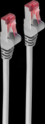 BS75711-A1.5 patch cable, Cat.6A, PIMF, LSZH, grey, 1,5 m