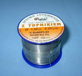 Sn60Pb40 SW-26 Q 1,00 MS 250g CYNEL