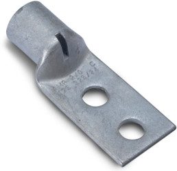 Uninsulated rectangular contact tab with hole, 253 mm², 9.91 mm, 326808