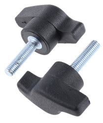 Pokrętło mocujące M5 długość gwintu: 20mm średnica pokrętła 35mm średnica gwintu: 5mm Wersja motylkowa Kołek gwintowany