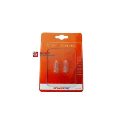 Żarówka R10 12V 5W przeźr. kpl. 2szt W5W T10 POWERTEC