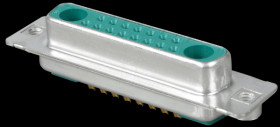 3017W2SAM99A30X D-SUB coax jack for mixed assembly, straight