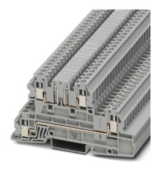 Zacisk do montażu na szynie DIN Phoenix Contact poziomy: PotrójnyŚruba UTI 2.5-L/LB 24A 400 V