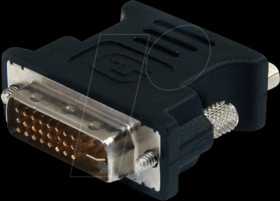 DVIVGAMFBK Adapter DVI-I male to VGA female