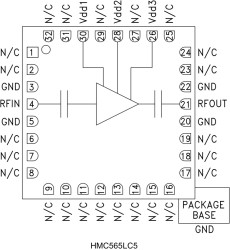 Low Noise Amplifier SMT, 6 - 20 GHz