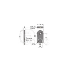 Czujnik indukcyjny z otworem SIA05-NE H1, SIA000078