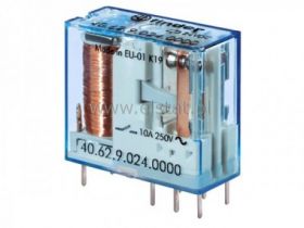 Przekaźnik Finder 40.62.7.024 ( 24VDC, 10A ) 2p