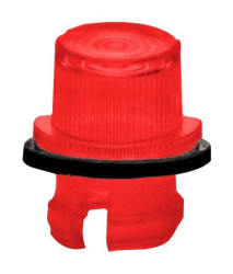 Soczewka LED Bivar krótki odcinek przewodu świetlny Bivar SGLC-3MM-F RD