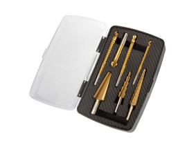 Wiertła stopniowe zestaw 7szt. rozwiertaki frezowiertła pogłębiacz 56H245 GRAPHITE