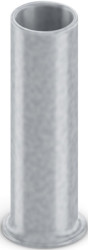 Uninsulated wire end ferrule, 4.0 mm², 10 mm long, DIN 46228-1, UL 486F-A, silver, 2100052