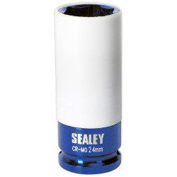 Sealey SX03024 Alloy Wheel Impact Socket 24mm 1/2&quot;sq Drive