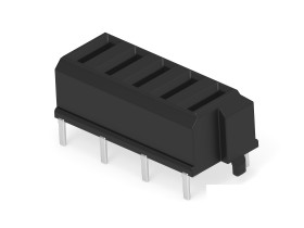 Obudowa 5-pinowe raster: 2mm -rzędowe ERNI Montaż na płytce Żeński 18A