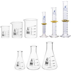 EISCO CH196061 Premium Glassware Set, 9 Pieces