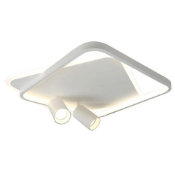 Plafon Parma 2 kwadratowy biały 2xGU10 LED CCT Light Prestige