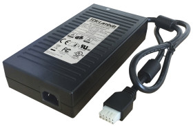 Adapter AC/DC Uwy 28V dc Iwy 10.71A Wtyk DC 300W, typ wtyczki: 10 styków
