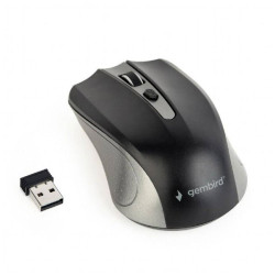 Gembird MUSW-4B-04-GB Mouse Radio Optical Grey Black 4 Button 1600 dpi