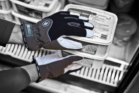 Rękawice robocze materiał: Skóra zerwanie: 1 ścieranie: 2