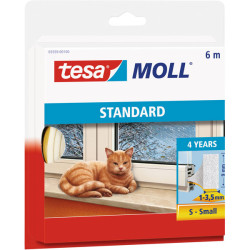 tesa&#xAE; 05559 Standard I-Profile Foam Sealing Insulation Brown 9mm x 6m