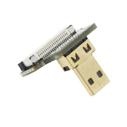 DIY HDMI Cable Parts - Right Angle (L Bend) Micro HDMI Plug