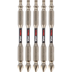 Bit, SL/PZ2, Pozidriv, L 90 mm, T4482 DEPZ2SL409D3, package with 3 pieces