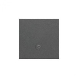 Simon 55 Klawisz pojedynczy z oczkiem z piktogramem światło do: SP1M Grafitowy mat TKWS1L/116