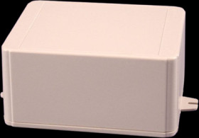ABS enclosure, (L x W x H) 125 x 100 x 60 mm, light gray (RAL 7035), IP54, RL6335-F