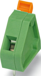 PCB terminal, 1 pole, pitch 7.62 mm, AWG 24-14, 16 A, spring-clamp connection, green, 1706730