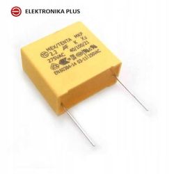 2szt. KONDENSATOR 2,2UF 275VAC 5% MKP FOLIOWY