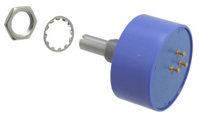 Potencjometr 2kΩ typ Obrotowy Bourns średnica wału 6,35 mm 1.5W długość wału 12.7mm średnica 33.34mm Montaż na łożysku