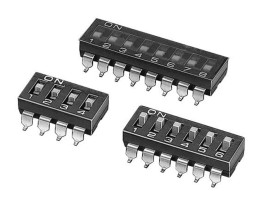 Przełącznik DIP 4-pozycyjny SPST SMD 25 ma IP40