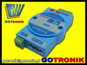 EVC8021 konwerter RS232 - RS485 RS422 z izolacją