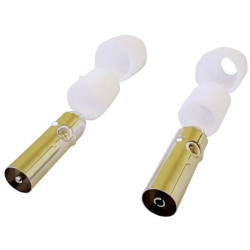 BKL 0403510 Coax Plug set IEC Connector/socket 9.50mm Cable diameter