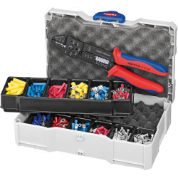Knipex 97 90 25 Crimp Assortments For Cable Connectors &#x2B; Crimping Pliers 240mm