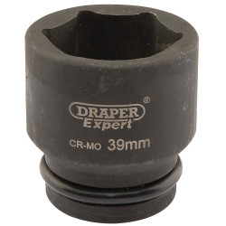 Draper Expert 05019 Expert 39mm 3/4&quot; Square Drive Hi-Torq&#xAE; 6 Point Impact Socket