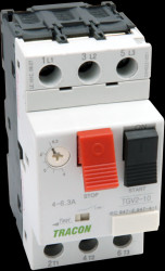 Wyłącznik silnikowy 2,2kW 6,3A z przyciskiem ręcznym i regulacją