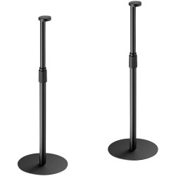 My Wall HS49L Speaker stand Height-adjustable Black 2 pcs Rigid brackets