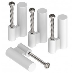 Zstaw mocujący do ścian pustych biały MSF 2000-00