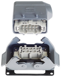 Wzmocnione złącze zasilania 10 + PE-pinowe HARTING 16A 500 V M25