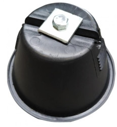 Uchwyt betonowy w tworzywie podpora dachowa tras kalbowych H=80 L=70 KMPT7