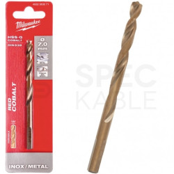 Wiertło do metalu HSS-G kobaltowe 7x109mm RED COBALT MILWAUKEE