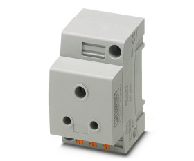 Gniazdo sieciowe Gniazdo Montaż na szynie DIN 6A