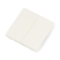 Shelly BLU Wall Switch 4 - pilot aktywacji akcji i scen - 4 przyciski - Bluetooth - biały