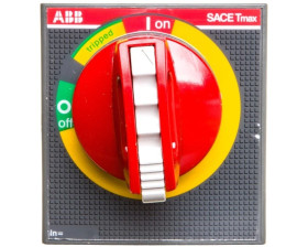 Napęd drzwiowy czerwono-żółty z blokadą RHE_EM XT1-XT3 F/P EMER. RETURNED 1SDA066481R1