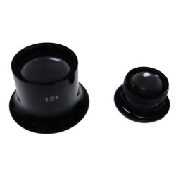 Lupa zegarmistrzowska do oka T2 szklana x5 x12 (16/40 Dioptrii) JAPAN