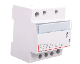 Transformator dzwonkowy modułowy TR324 230/24/12V 24VA 1/1,5A 413093