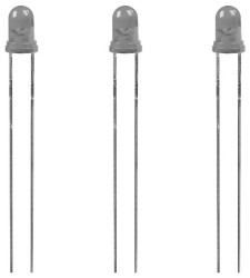 Dioda LED THT Lite-On LTL-1CHG-012A LTL-1CHG-012A, 3 mm, 12.6 mcd, 1 szt.